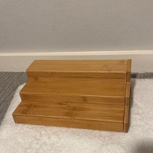 The Container Store Bamboo Tiered Organizer